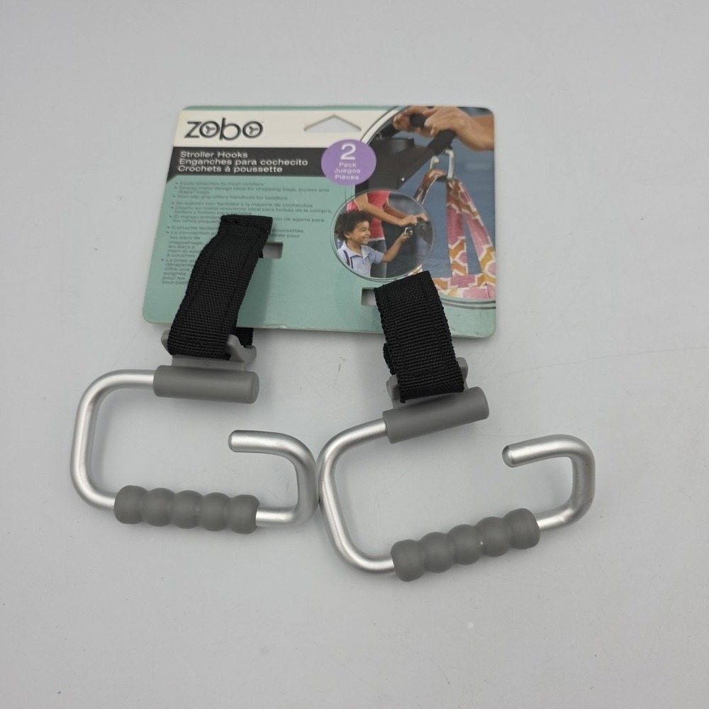 ZOBO Super Stroller Hooks 2 Pack Juegos pièces - NEW